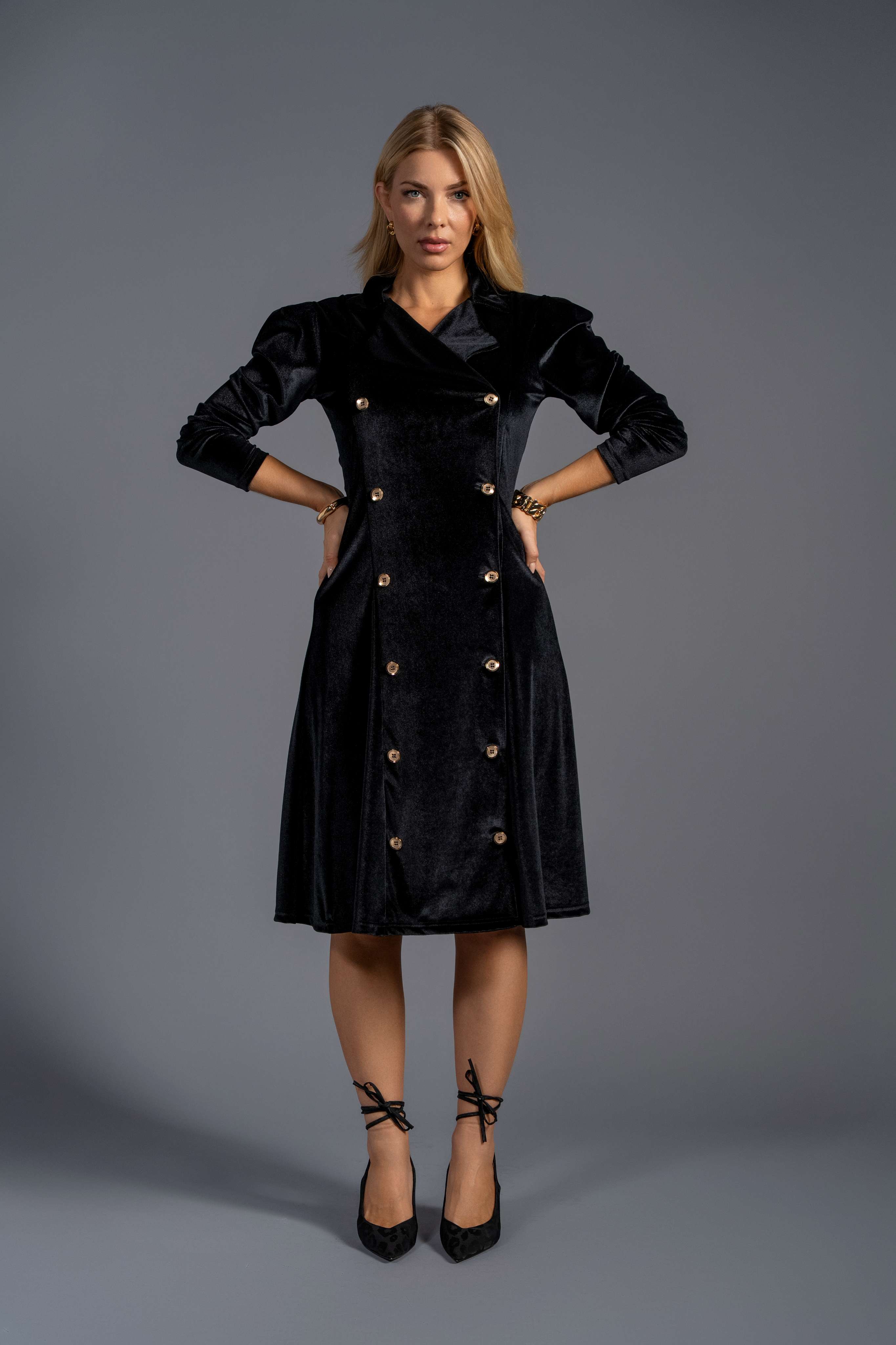 Bara Velvet Blazer Dress - Final sale